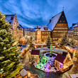 Weihnachtsmarkt in Hildesheim, Deutschland