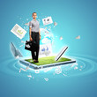 Modern technology illustration