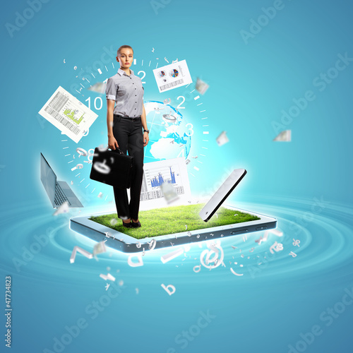 Photo: Modern technology illustration Modern technology illustration