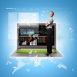 Modern technology illustration