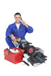 electrician with tools
