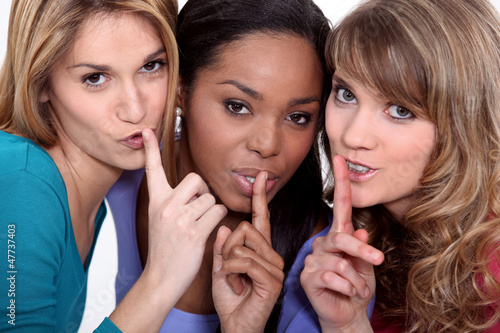 Photo: Friends with a secret Friends with a secret