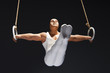 gymnast on the rings