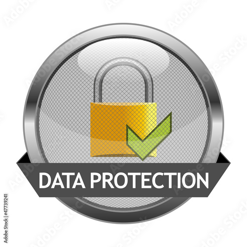Vector: Vector Button Data Protection Vector Button Data Protection