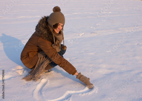 Photo: Herz im Schnee Herz im Schnee