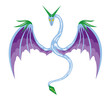 Winter winged snake