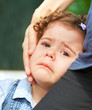 Upset baby girl