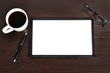 Workplace with  touchpad