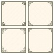 Decorative menu frames