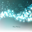 Elegant Christmas background with snowflakes and place for text.