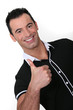Man giving the thumb's up