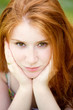 Red head portrait outdoor