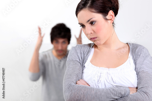 Photo: Couple having an argument Couple having an argument
