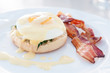 eggs florentine with bacon