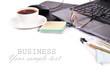 Background with business elements