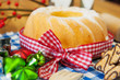 Photo: Christmas turban cake Christmas turban cake