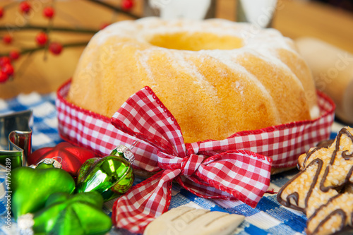 Photo: Christmas turban cake Christmas turban cake