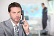 Photo: Businessman on the phone Businessman on the phone