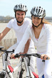 Couple cycling