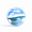 blue ocean wave
