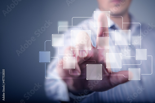 Photo: Internet concept of global technology Internet concept of global technology