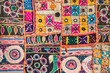 Indian patchwork carpet in Rajasthan, Asia