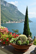 Lake Como from villa Monastero. Italy