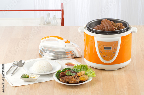 Photo: Electric pressure cooker new technology for cooking Electric pressure cooker new technology for cooking