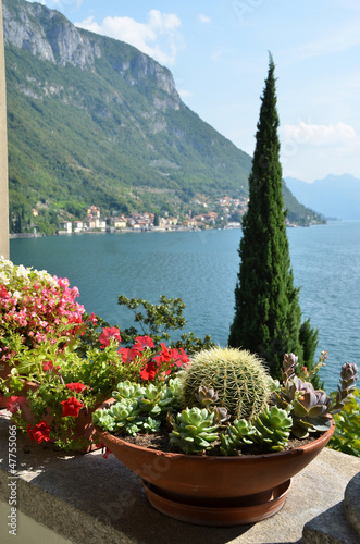 Photo: Lake Como from villa Monastero. Italy Lake Como from villa Monastero. Italy