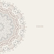 Ornamental round lace pattern