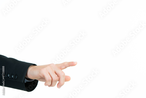 Photo: geschäftsmann zeigt mit dem finger geschäftsmann zeigt mit dem finger