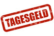 Grunge Stempel rot TAGESGELD