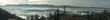 Panorama karkonoska zimą