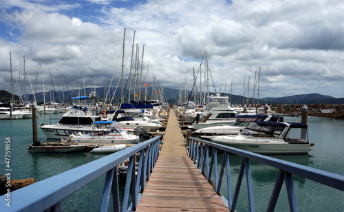 Photo: Abel Point Marina, Airlie Beach, Australia. Luxurious Yachts Abel Point Marina, Airlie Beach, Australia. Luxurious Yachts