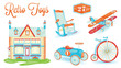 Retro toy icon
