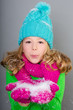 kind winter schnee