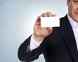 Blank calling card