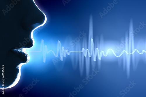 Photo: Sound wave illustration Sound wave illustration