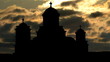 Serbia Crkva svetog Marka rainy clouds