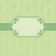 Template frame design for greeting card .