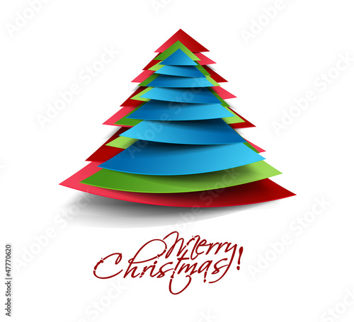 Vector: christmas tree, design, vector illustration. christmas tree, design, vector illustration.