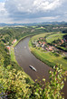 Elbknie bei Bastei in Sachsen