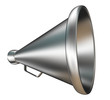 retro metal bullhorn bullhorn