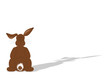 Hase von hinten