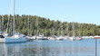 bay with yachts