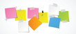 post-it de couleur vierges - pense-bête