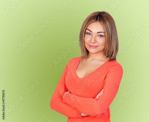 Photo: Attractive girl with blond hair Attractive girl with blond hair