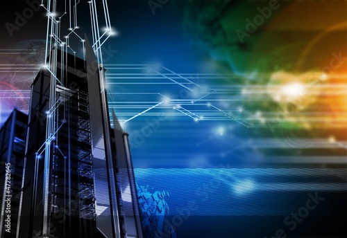 Illustration: Networking Background Networking Background