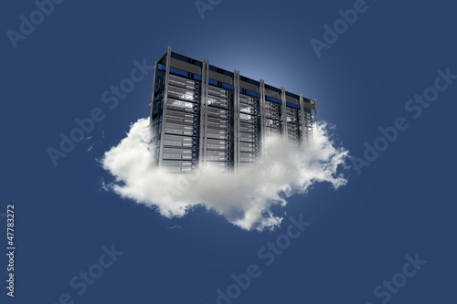 Illustration: Cloud Server on the Sky Cloud Server on the Sky