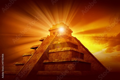 Illustration: Mayan Mystery Pyramid Mayan Mystery Pyramid